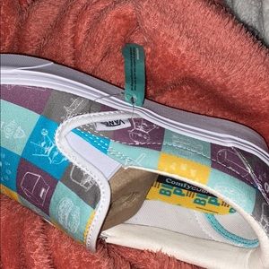 my mom got these vans alittle bit ago for me , I don’t like the pattern on them